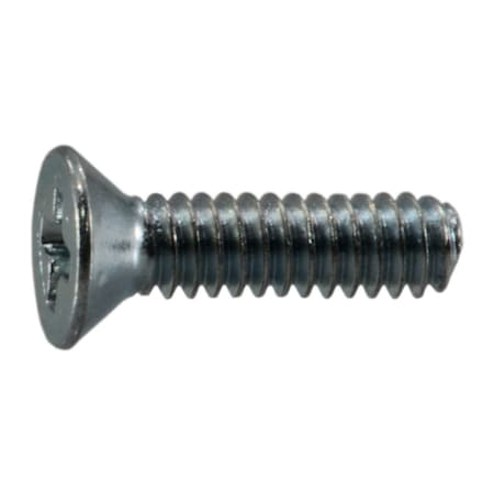 Midwest Fastener #3-48 x 3/8 in Phillips Flat Machine Screw, Zinc Plated Steel, 30 PK 930475